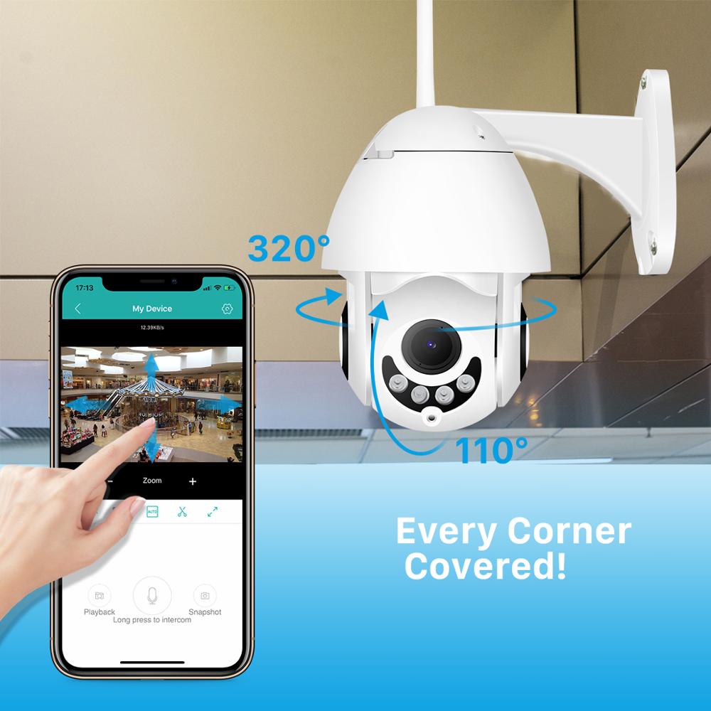 1080P WiFi IP Camera Wireless PTZ Outdoor室外CCTV监控摄像头 - 图0