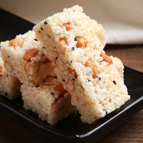 黄老五米花酥花生米花糖180g四川特产手工米酥糕点零食夜宵充饥 - 图1