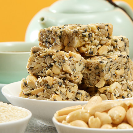 五酥坊果仁酥花生葵花仁酥糖小零食独立小包装黑芝麻糖果