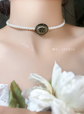 酒午复古原创设计项圈项链