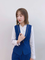 Костюм 2020新款中国电信5g营业厅女员工作服手机卖场马甲衬衣一步裙制服