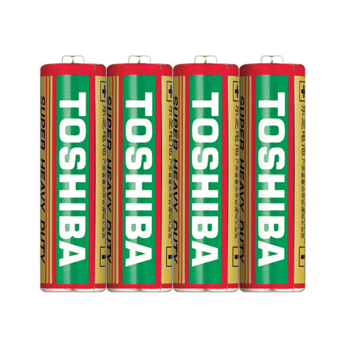 TOSHIBA东芝5号7号电池金色装碳性LR6五七号闹钟表玩具键盘鼠标AAA无汞LR03电池 - 图1