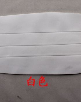 大合唱舞台表演黑白色缎布宽腰封