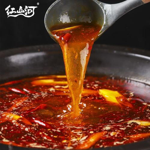 鲜辣火锅汤底料236g 清油麻辣羊蝎子调料 涮羊肉牛腩暖锅冒菜底料 - 图1