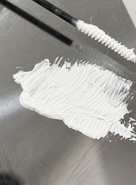 cos妆漫展白色彩色睫毛膏玩妆防水拉长极细刷睫毛膏可做染眉膏
