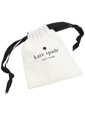 代购kate spade NEW YORK女士字母吊坠项链简约优雅精致时尚金色