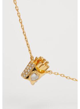 代购kate spade NEW YORK女士项链简约优雅精致时尚金色透明