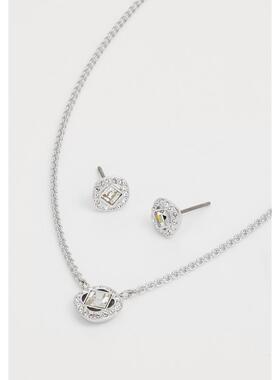 海外代购Swarovski/施华洛世奇女士项链银色镀铑日常搭配送礼