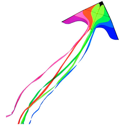 百特风筝精品七彩凤凰风筝网红风筝成人微风易飞大型长尾飘逸好飞