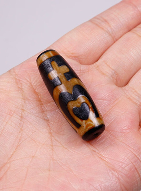 藏式老玛瑙宝瓶天珠桶珠DIY佛珠手串项链吊坠饰品配件天然隔文玩