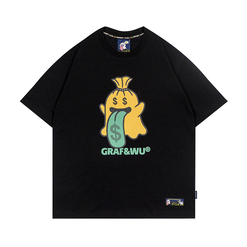 GRAF原创品牌BooGhost可爱鬼2.0地球钱袋火山多款街头宽松T恤短袖,淘宝优惠券,粉丝福利购,淘宝优惠卷