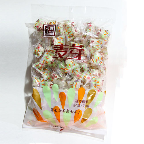 山东麦芽糖小包装怀旧纯手工熬制糖500g散装麦牙糖零食硬糖块 - 图0