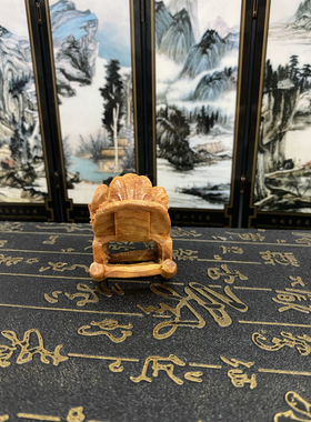 崖柏木癞蛤蟆雕刻天鹅摆件实木文玩