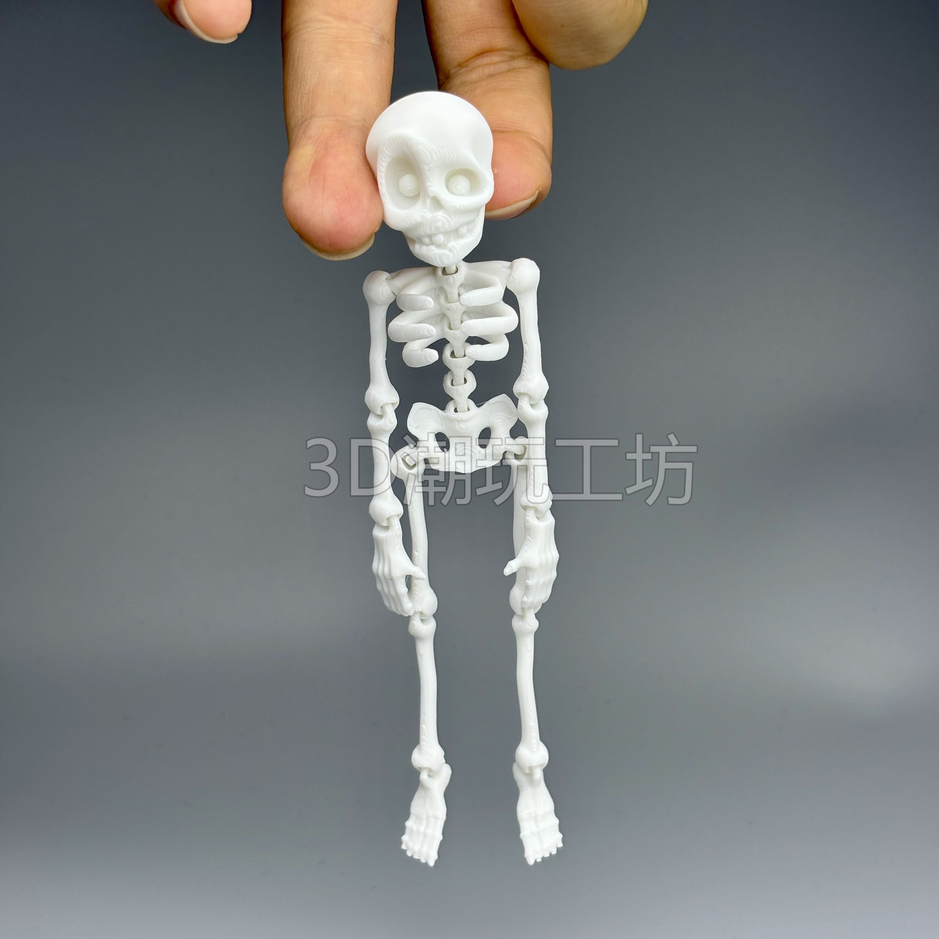 3D打印骷髅人关节可动万圣节搞怪玩具磁铁冰箱贴创意万圣节潮玩,淘宝优惠券,粉丝福利购,淘宝优惠卷