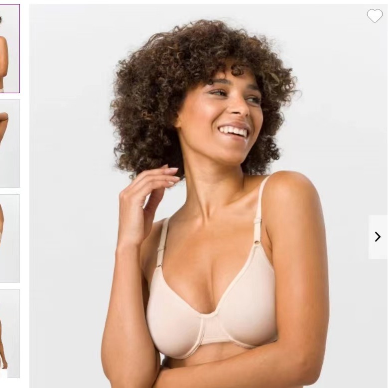 欧美超薄全罩杯光面无痕文胸大胸显小(75BCD 80BCD 85BCD 90BCD) - 图2