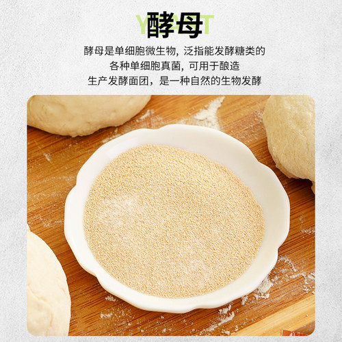 快师傅老面酵子干酵母粉老式传统发面引子包子馒头专用家用发酵粉 - 图0