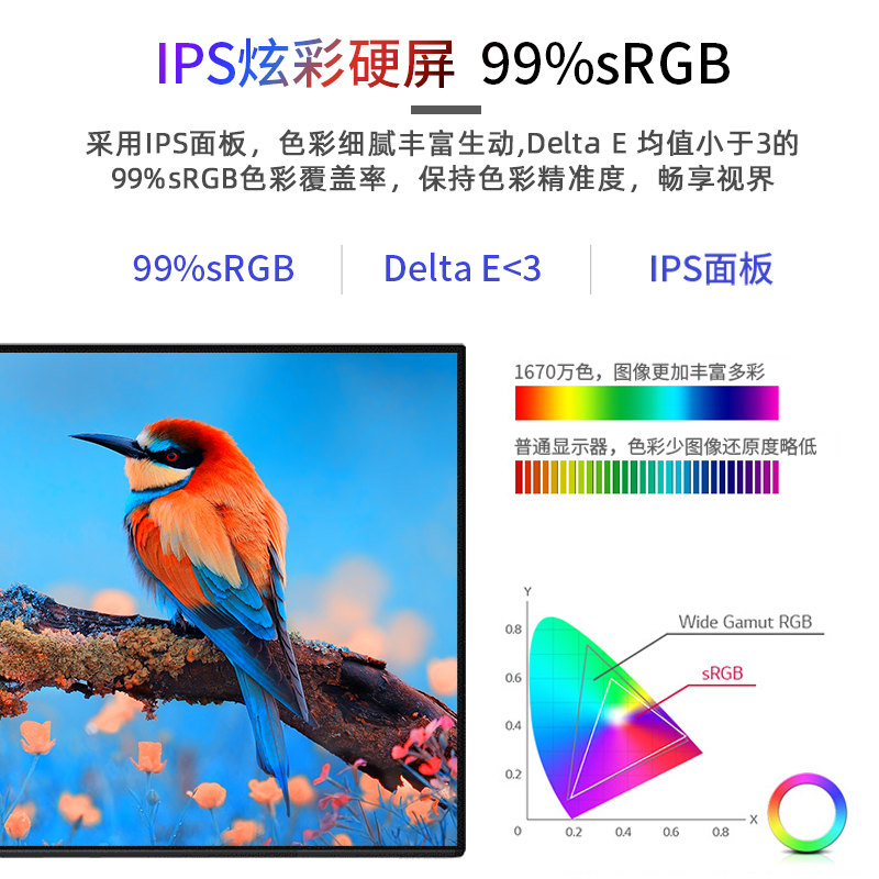 Dell/戴尔24英寸广视角IPS屏不闪滤微边框家用办公显示器P2422H - 图1