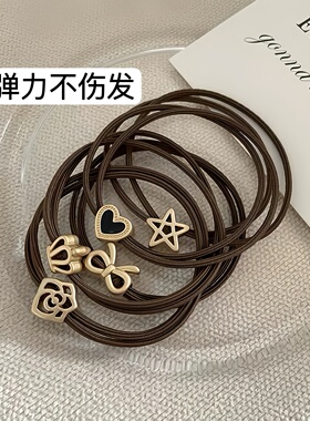 发绳皮筋女扎头头绳2026新款高端女生橡皮筋马尾头发发圈头饰皮套