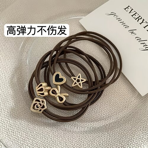 发绳皮筋女扎头头绳2025新款高端女生橡皮筋马尾头发发圈头饰皮套 - 图1