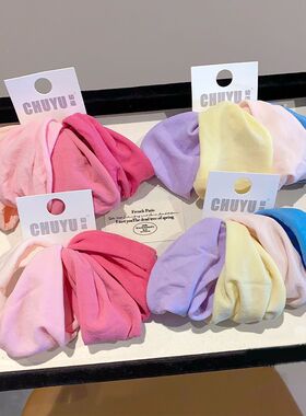 女童头绳新款高弹力儿童面膜发圈高马尾无发绳不伤发皮筋儿童发圈