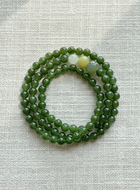 天然和田玉碧玉黄玉白玉青玉手链