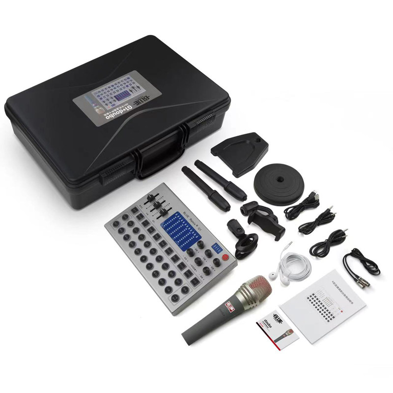 Blue G1 手机直播调音台数字声卡套装48V电容麦电脑通用公会首选,淘宝优惠券,粉丝福利购,淘宝优惠卷