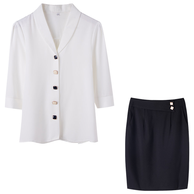  秋安职业女裙套装