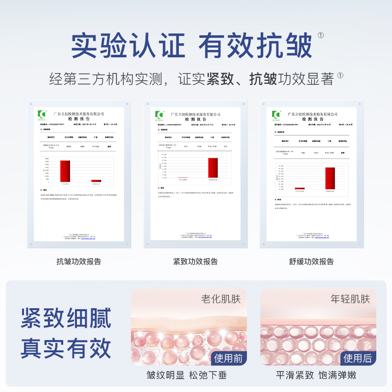 优理氏羊胎素冻干粉紧致淡纹抗皱抗衰老寡肽精华液套盒冻干絮正品-图3