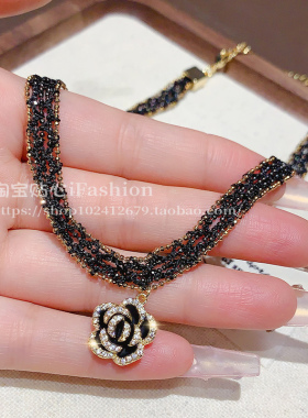 颈链锁骨链花朵吊坠脖子装饰配饰