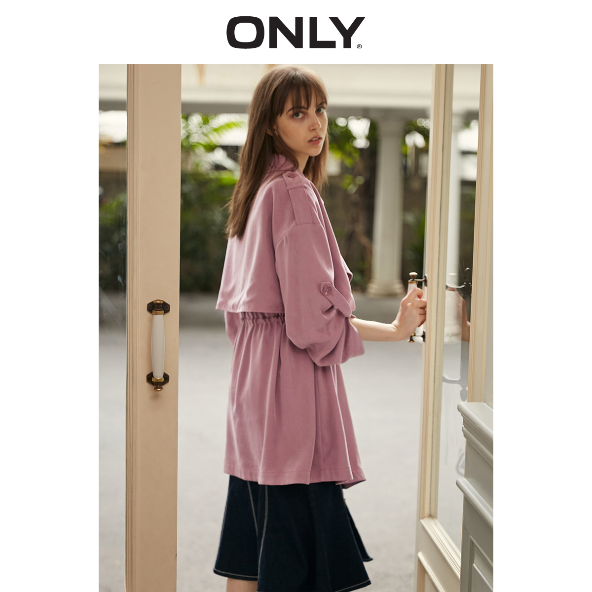 春夏装 119136560 新款女气质宽松休闲风衣外套女 绫致 ONLY 2019 春夏装 119136560 新款女气质宽松休闲风衣外套女 绫致 ONLY 2019