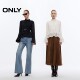 Lingzhi ONLY2026 Spring New Elegant Ruffled Trumpet Sleeves Thin Half Turtle Collar Lace Shirt for Women