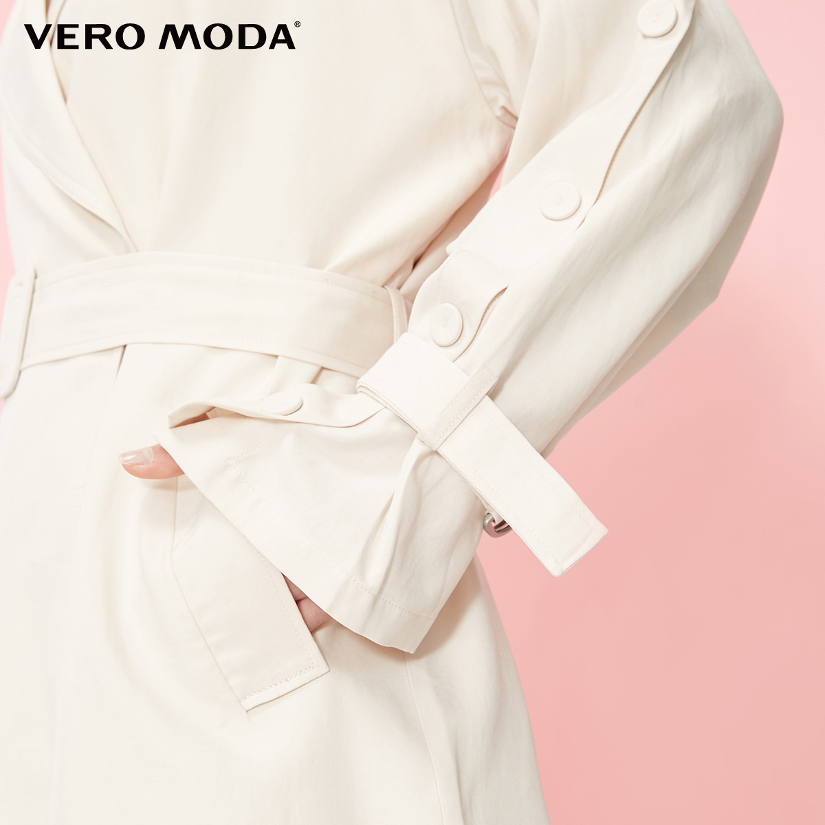 Vero 319121540 春夏新款气质通勤版型风衣外套女 聚 Moda2020 Vero 319121540 春夏新款气质通勤版型风衣外套女 聚 Moda2020