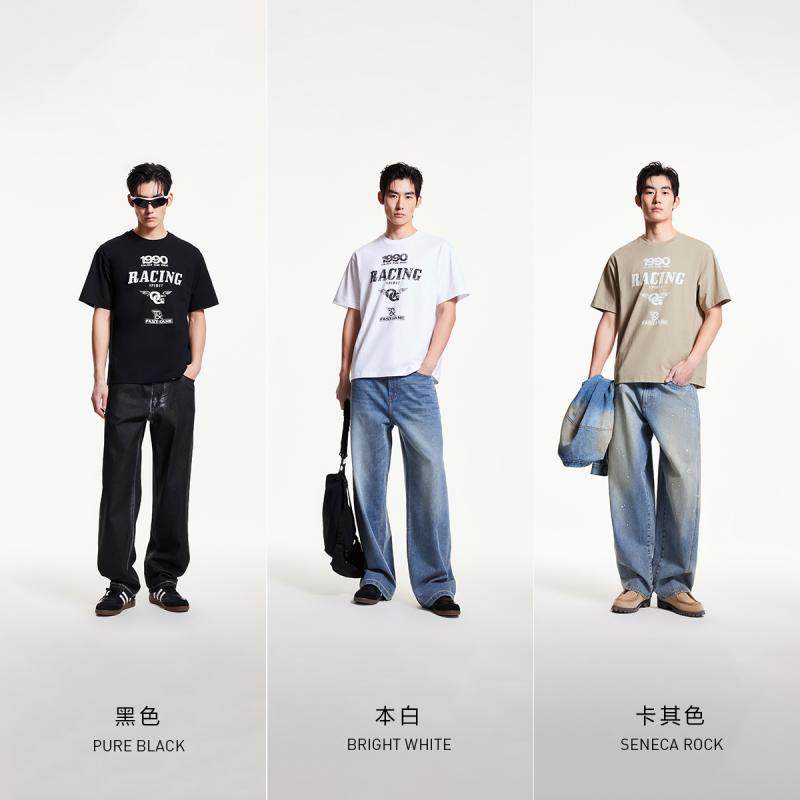 jq区绫致杰克琼斯春夏时尚简约流行舒适纯棉字母上衣男短袖t恤男,淘宝优惠券,粉丝福利购,淘宝优惠卷