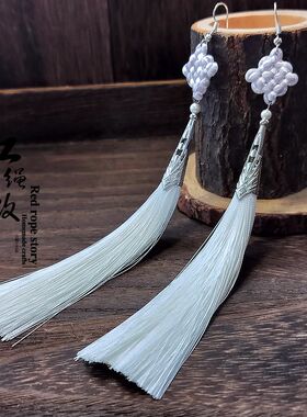 中国风中国结女款手工流苏耳环