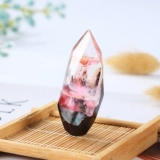 Yaqingge Diy Ebony Broken Stubble Wood Crystal Drops Gel Wood Rings Ring