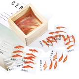 Yaqingge Diy3d смола на рисование наклейка на рисование золотой рыбки.