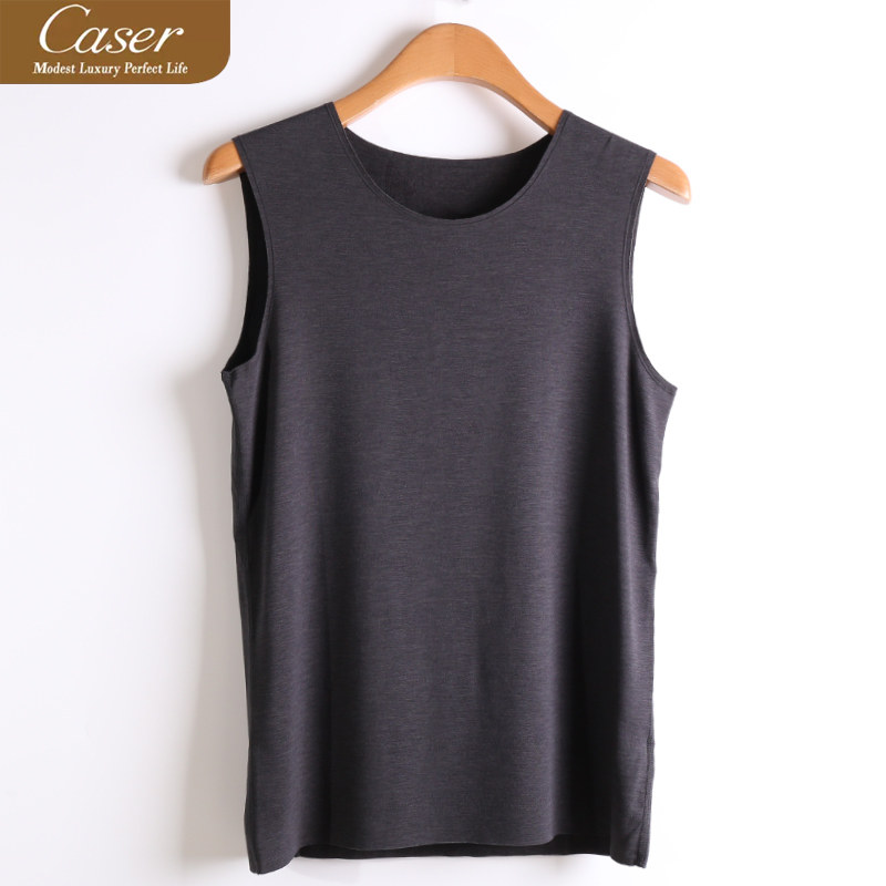 caser凯撒男士倍暖鹅绒蛋白随意裁圆领背心保暖马甲内衣AN61-5157,淘宝优惠券,粉丝福利购,淘宝优惠卷