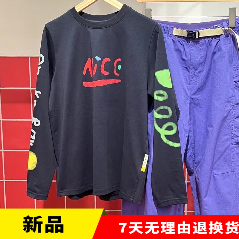 2024年素然专比零运动女新品春户外干爽熊猫图案长袖T恤A0241TS29 - 图1