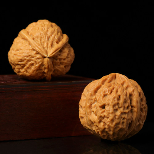 文玩核桃把玩铁核桃野外生三棱正奔蛤蟆头超大粗筋金蟾疙瘩包磐 - 图2