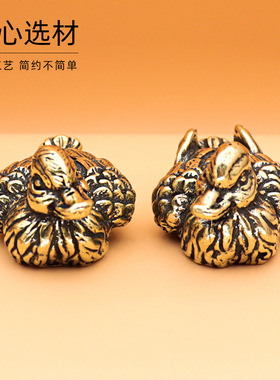 黄铜工艺品喜结良缘手把件