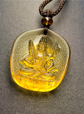 男女琉璃生肖本命佛吊坠