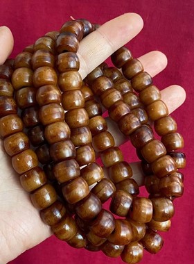 西藏式牦牛骨手串男盘玩佛珠