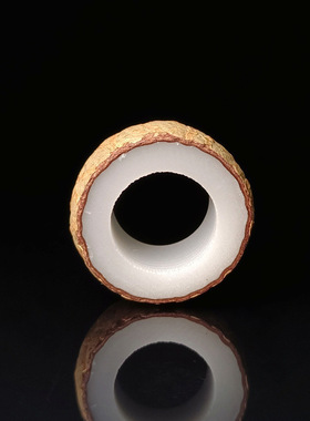 天然菩提根戒指半包皮打磨半成品