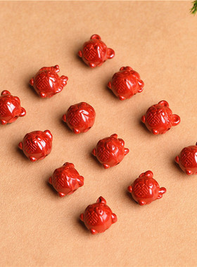 男女朱砂福字12生肖吊坠饰品