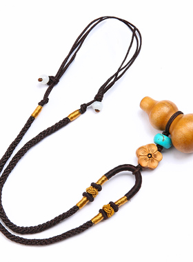 葫芦吊坠桃木葫芦男女