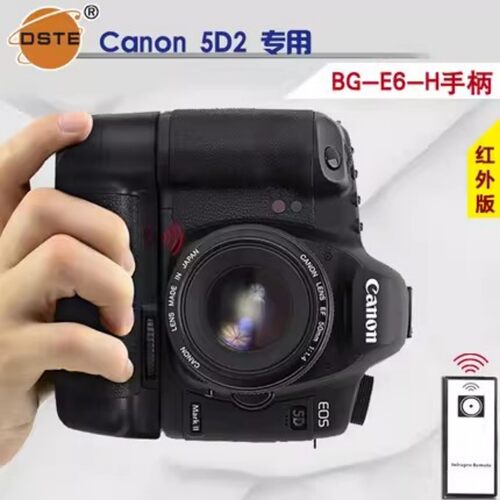 蒂森特BG-E11 BG-E6H BG-E20电池盒适用于佳能5Dmark Ⅲ 5D3 5DS 5DSR 5D2 5DMark II 5Dmark IV 5D4供电手柄 - 图0