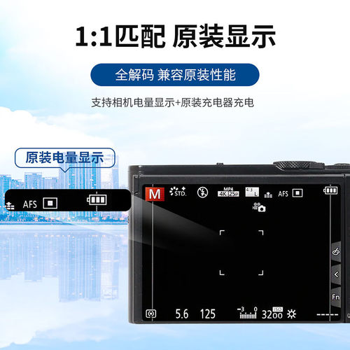 3C认证蒂森特DMW-BLE9适用于松下GF3/5 G100D/110 GX85 GX7 GX9 ZS110/220 ZS99徕卡typ109相机电池 - 图0