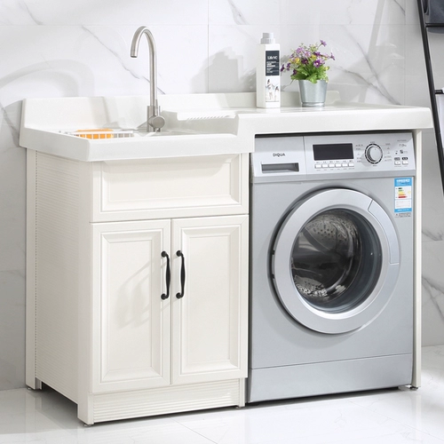 Индивидуальная космическая алюминиевая балкона шкаф с мытьем для стирки для стирки, партнер по стиральной машине для барабан