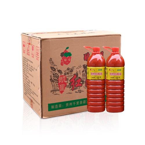 贵州凯里酿三月红酸汤 整箱餐饮专用 贵州酸汤鱼 肥牛火锅底料 - 图3