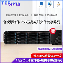 Tuop (TOPAVID) SRB3L8516T-25G 10000 trillion 4K film sharing multi-machine shared clip storage